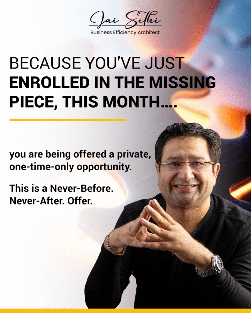 enrolled in The Missing Piece 4
